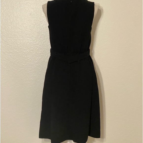 Kate Spade Black and Pink Sleeveless Color Block Dress with Belt - Picture 9 of 12